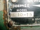 Used Consolidated Rotary Capper, Model TG-10-15. Capable of speeds up to 375 BPM. Has a Consolidated model F36 cap sorter. Cap size range: 13 - 70 mm (with proper change parts). Currently set up for ...