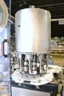 Used Consolidated Model TG-10-15 Rotary Capper. Capable of speeds up to 375 BPM. Has a Consolidated model F30 pin dial cap sorter with floor level cap feeder and worm to star container handling. Cap ...