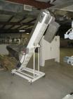 Used Consolidated TG-6-15 Rotary Chuck Capper. Capable of speeds up to 75-150 cpm. Currently set up for 24mm caps. Includes (1) Consolidated vertical sorter, model F30, driven by a 3/4 hp, 3/60/208-2...