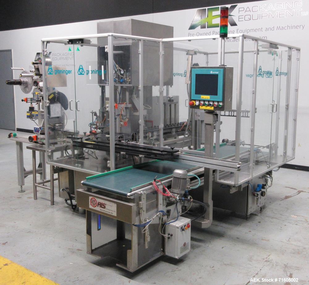 Used Groninger KVG Single Head Cosmetic Chuck Capper.