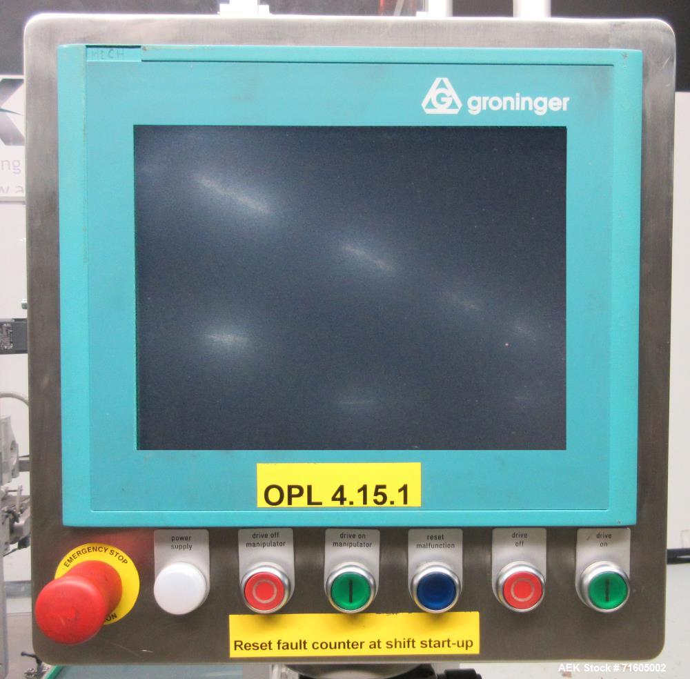 Used Groninger KVG Single Head Cosmetic Chuck Capper.