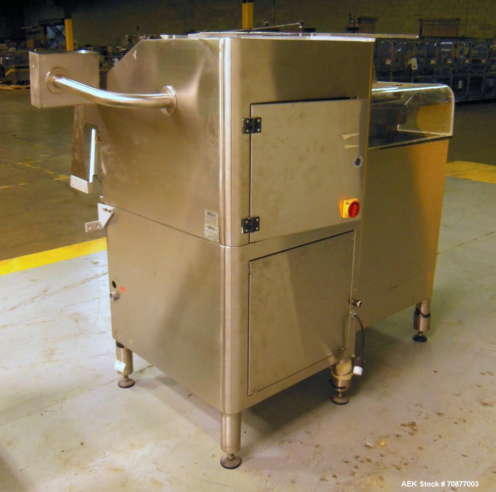 Used Kalish (IMA) Starcap Model 5123 Single Head Chuck Capper. Machine is capable of speeds up to 90 bottles per minute. Container size range: (height) 1-1/2" - 11" (diam) up to 4-1/8". Maximum cap s...
