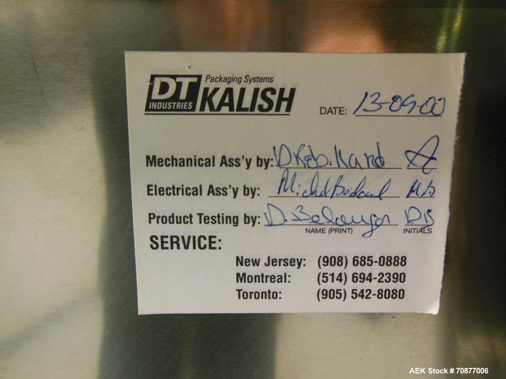 Used Kalish (IMA) Model Starcap 5123 Single Head Chuck Capper