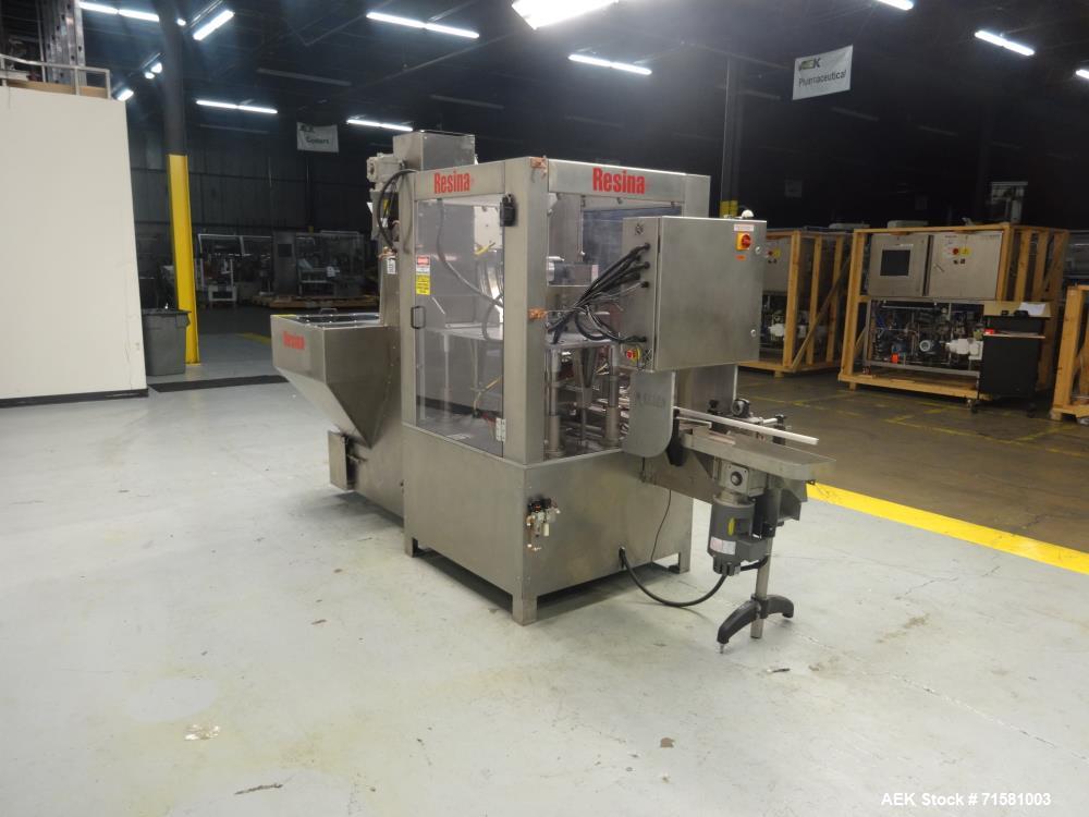 Used Resina Model NRS-51-HES-12 Single Chuck Capper