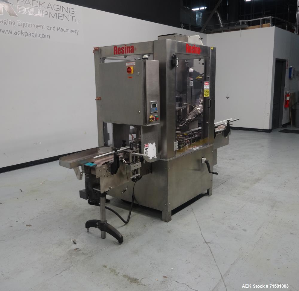 Used Resina Model NRS-51-HES-12 Single Chuck Capper