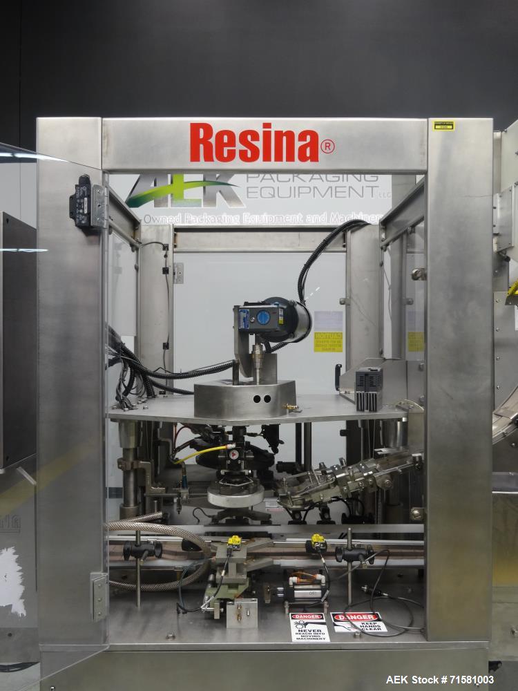 Used Resina Model NRS-51-HES-12 Single Chuck Capper