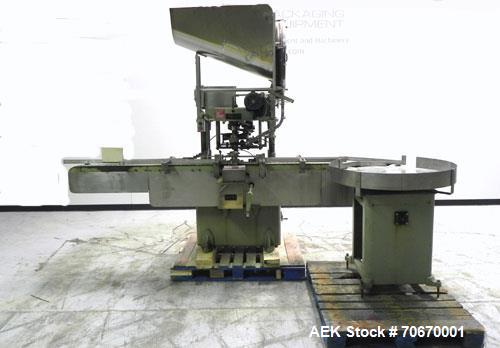 Used Resina Model S-30 Automatic Single Head Chuck Capper