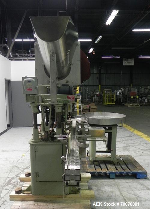 Used Resina Model S-30 Automatic Single Head Chuck Capper