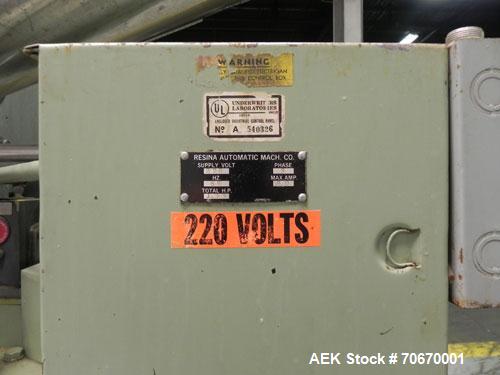 Used Resina Model S-30 Automatic Single Head Chuck Capper