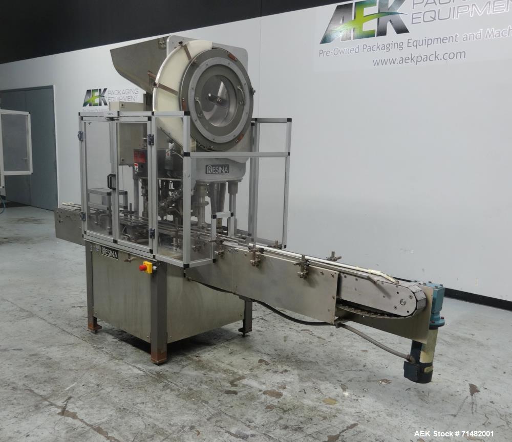 Used Resina Model S-30 Single Chuck Screw Capper