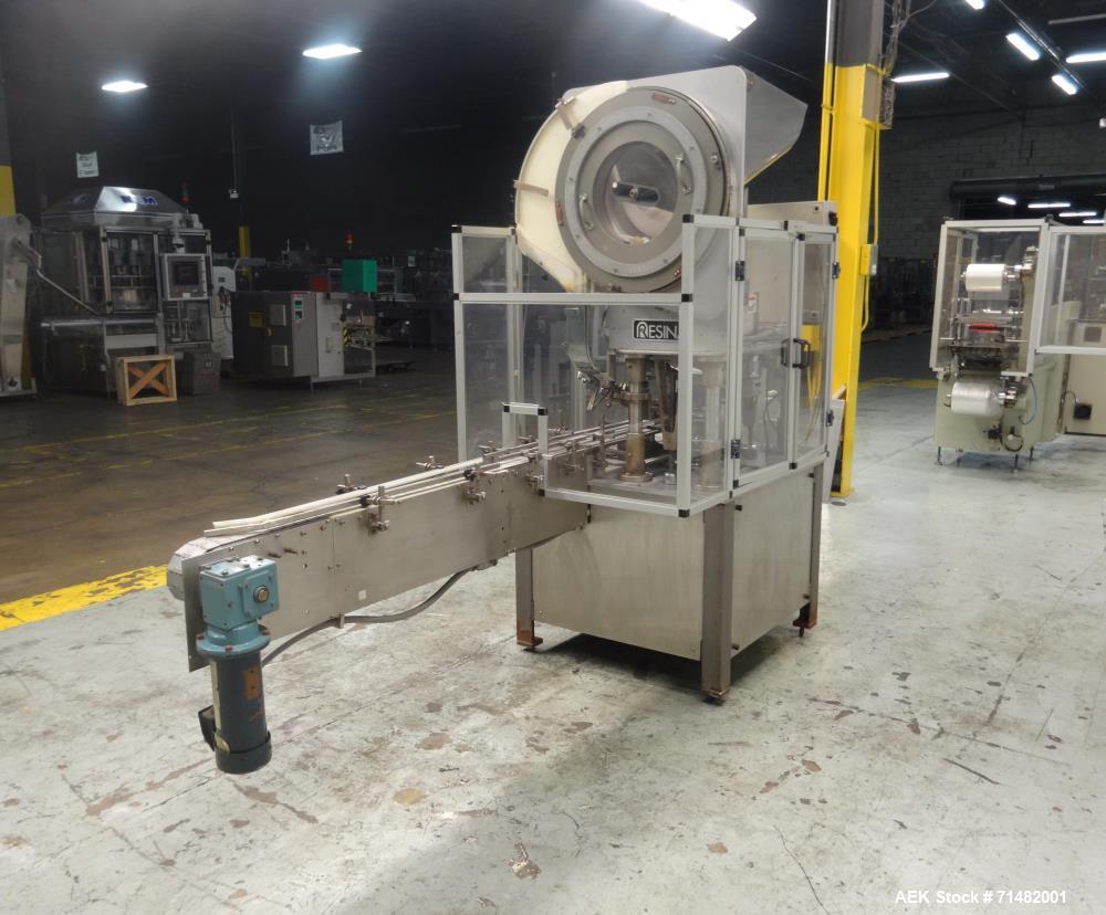 Used Resina Model S-30 Single Chuck Screw Capper