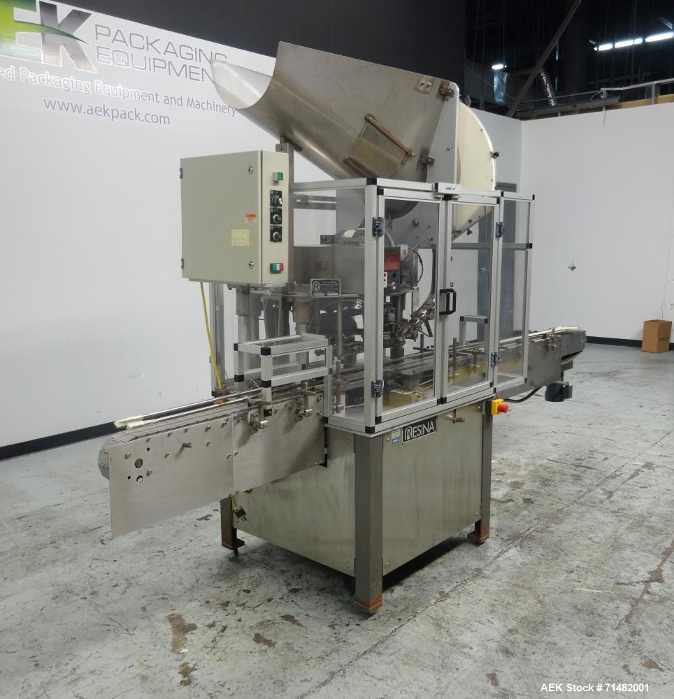 Used Resina Model S-30 Single Chuck Screw Capper