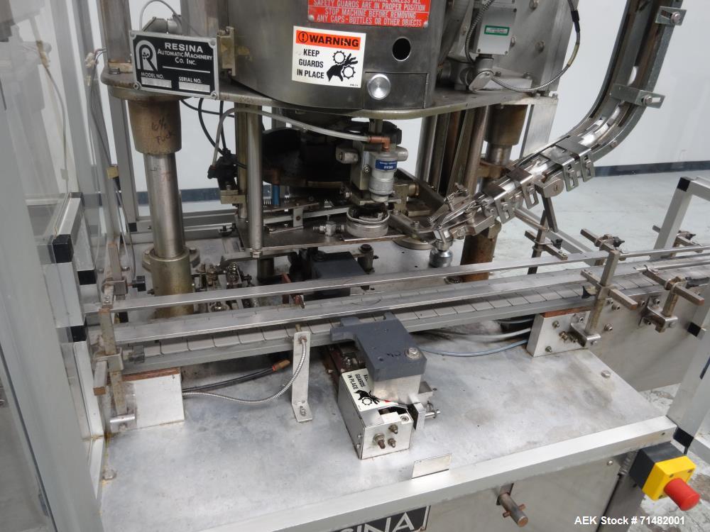 Used Resina Model S-30 Single Chuck Screw Capper