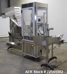 Used- Aesus Model Delta Chuckcap Automatic Single Chuck Capper. Capable of speeds up to 60 containers per minute. Has interm...