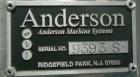 Used Anderson Machine Systems Model C1101 Single Head Chuck Capper. Machine is rated at up to 60 bottles per minute.  Machine has integrated cap sorter with cap chute.  Has air rinsing station.  Stai...