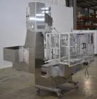 Used Balpack Automatic 2-Station Chuck Capper, Model CEIB. Fully Automatic 2 station inline chuck capper. Capable of speeds up to 55 BPM. Large format cap size range: 45mm-120mm (dia) with changepart...