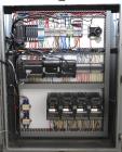 Used Balpack Automatic 2-Station Chuck Capper, Model CEIB. Fully Automatic 2 station inline chuck capper. Capable of speeds up to 55 BPM. Large format cap size range: 45mm-120mm (dia) with changepart...