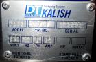 Used Kalish (IMA) Starcap Model 5123 Single Head Chuck Capper. Machine is capable of speeds up to 90 bottles per minute. Container size range: (height) 1-1/2