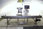Used Kalish Starcap MK V Automatic Chuck Capper. Capable of speeds up to 80 containers per minute. Model 92900, single head chuck capper Has star wheel indexing for container and was last running 16o...