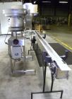 Used Kalish Starcap MK V Automatic Chuck Capper. Capable of speeds up to 80 containers per minute. Model 92900, single head chuck capper Has star wheel indexing for container and was last running 16o...
