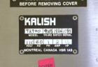 Used Kalish Starcap MK V Automatic Chuck Capper. Capable of speeds up to 80 containers per minute. Model 92900, single head chuck capper Has star wheel indexing for container and was last running 16o...