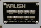 Used Kalish Starcap MK V Automatic Chuck Capper. Capable of speeds up to 80 containers per minute. Model 92900, single head chuck capper Has star wheel indexing for container and was last running 16o...