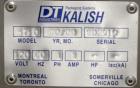 Used Kalish Inline Cap Torquer, Model Torqit 5750. Designed to tighten caps up to 90 bottles per minute by means of a slip clutch, which is adjustable to provide the desired torque. Unit is construct...