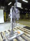 Used Swan-Matic Cap Master Single Cycle Bench Top Capper, Model C300. Up to 40 caps per minute. Driven by a 1/4 hp, 90 volt, 1750 rpm DC motor with a Swan-Matic model C302E controller. Manual adjusta...