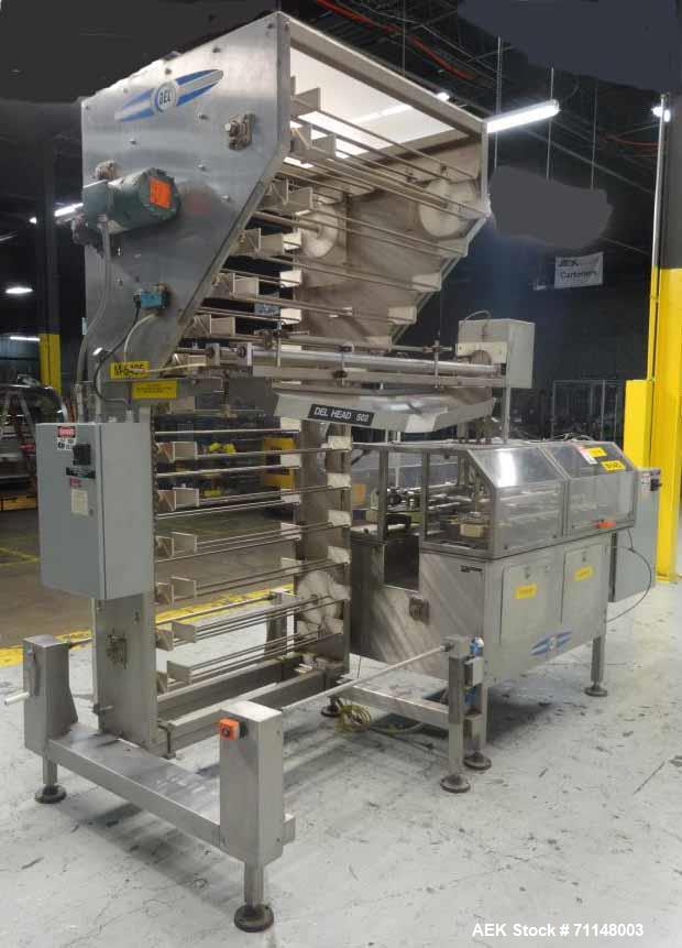 Used Del Packaging Model ASRL-CB Overlidder