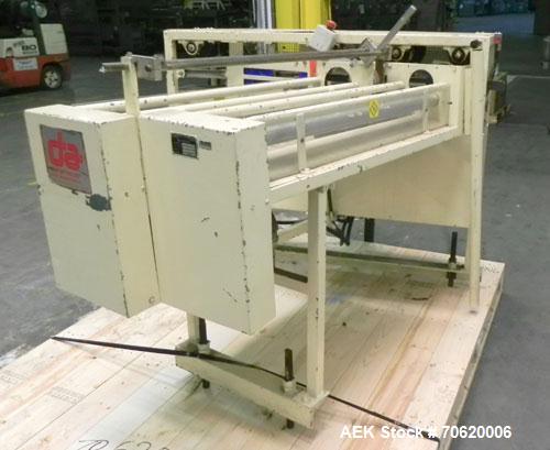 Used Donahower Model SRH-LS7 Over-Lidder applicator. Dual purpose overlidder switchable for 401 amd 502 can lids. Spinning rod lid magazines. Last running coffee cans.