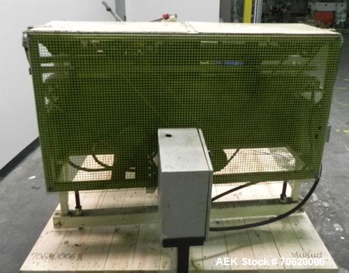 Used Donahower Model SRH-LS7 Over-Lidder applicator. Dual purpose overlidder switchable for 401 amd 502 can lids. Spinning rod lid magazines. Last running coffee cans.