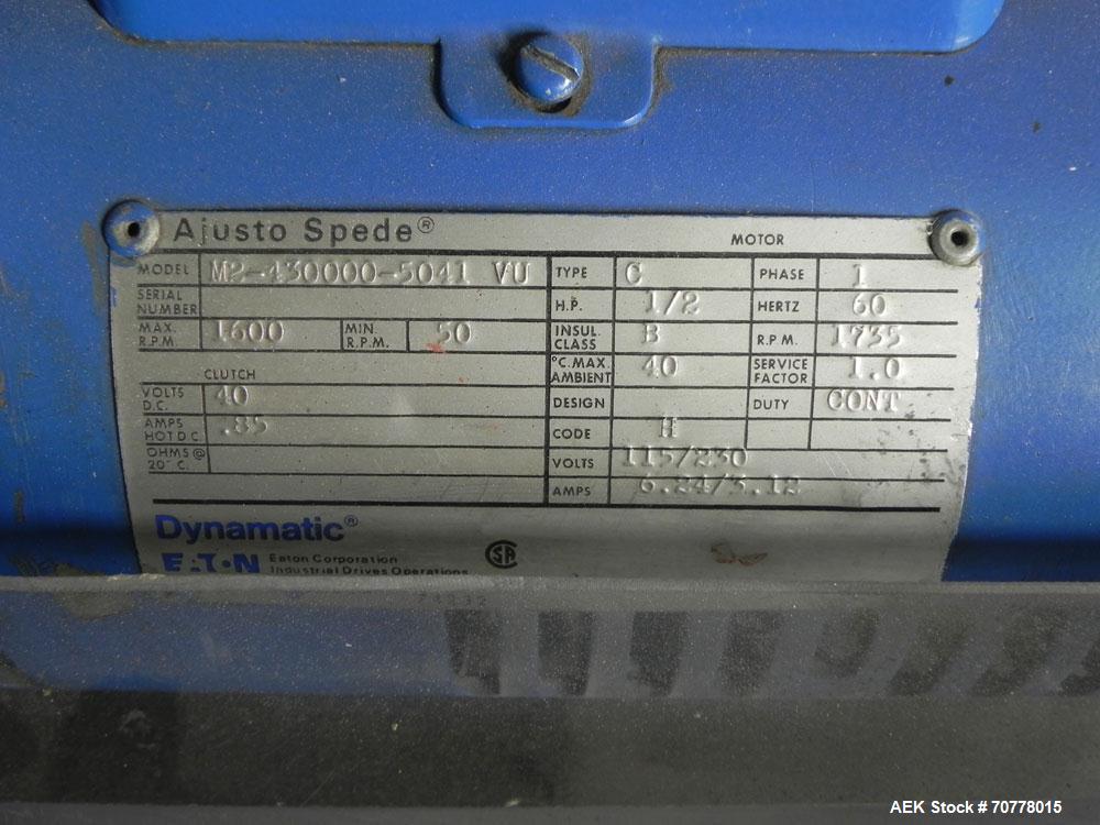Used Eaton Dynamics overcapper belt capper.