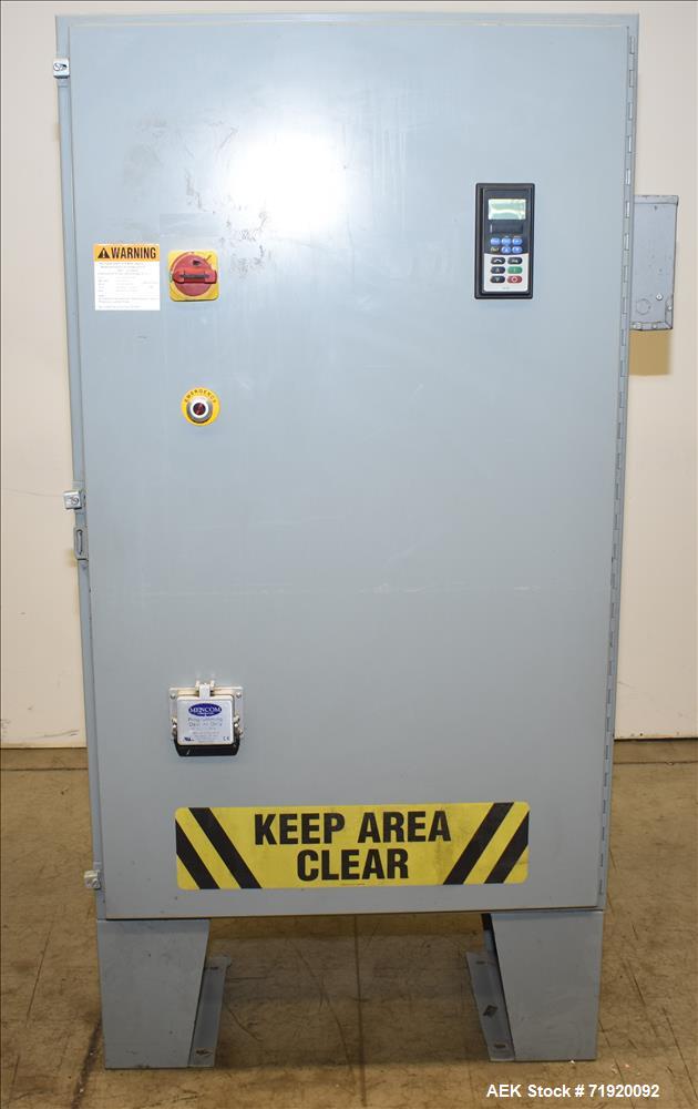 Used Change Parts Inc 8-Head Press on "Snap" Capper, Model SC-8-15.