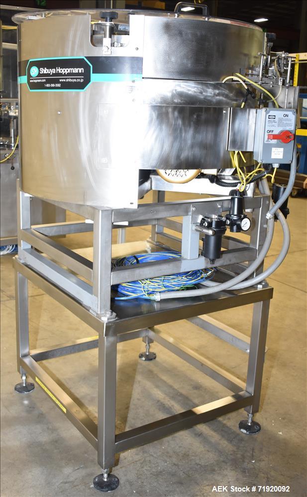 Used Change Parts Inc 8-Head Press on "Snap" Capper, Model SC-8-15.
