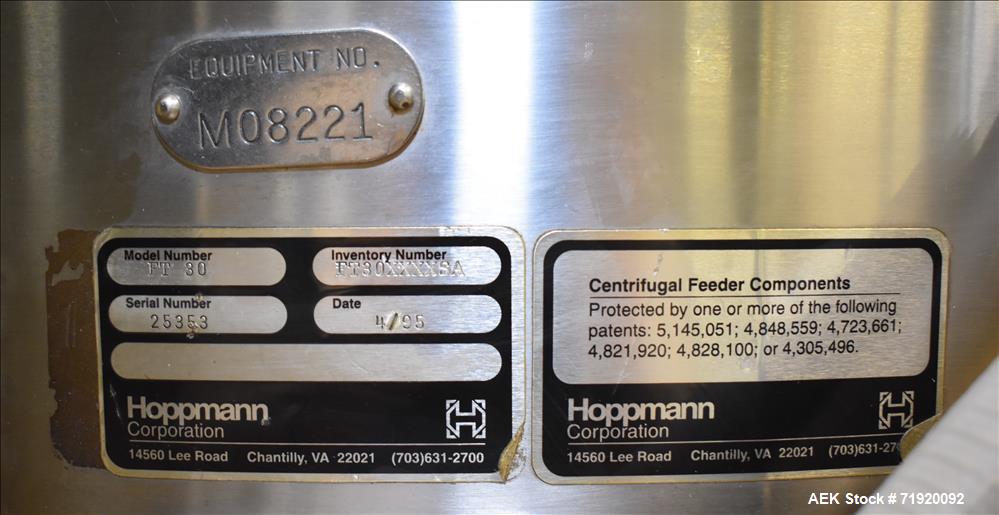Used Change Parts Inc 8-Head Press on "Snap" Capper, Model SC-8-15.