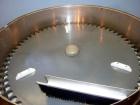 Used Healthstar 36'' Diameter Cap Sorter with Chute. Mounted on a stainless steel frame. Currently set up on approximately 1-5/8