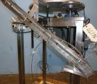 Used Healthstar 36'' Diameter Cap Sorter with Chute. Mounted on a stainless steel frame. Currently set up on approximately 1-5/8