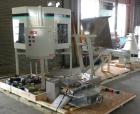 Used Universal Dose Cup Feeder and Applicator, Model E-7586. Line consists of: (1) Pharmaceutical Centrifugal Hoppman Feeder, Model FT401RLDCA, Serial number FT401RLDCA00095, built in 2002. Machine i...