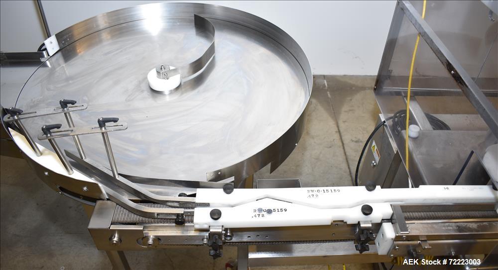 Used Genesis West 12 Head Rotary Capper, Model RW-600-SS