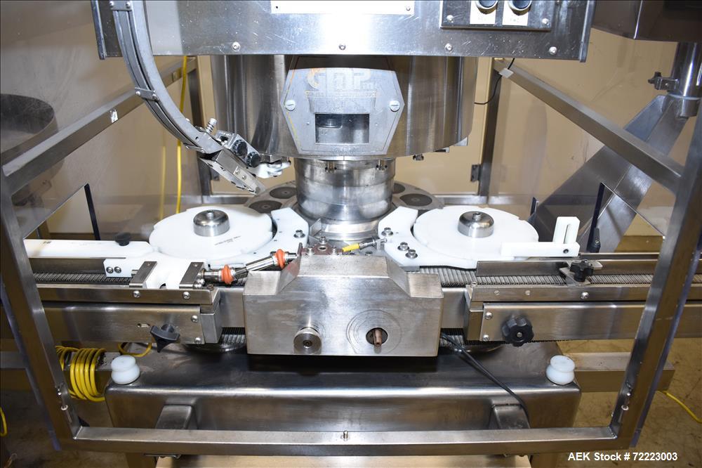 Used Genesis West 12 Head Rotary Capper, Model RW-600-SS