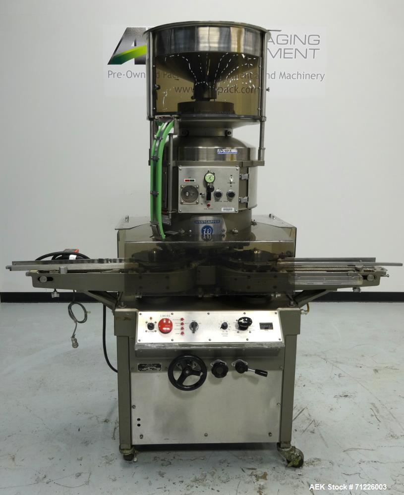 Used- West (Genesis) Model RW500F Automatic Rotary Vial aluminum Crimp Capper