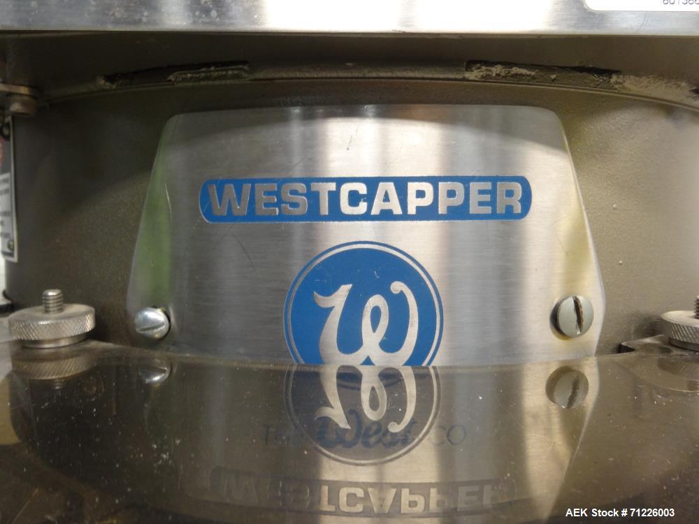 Used West (Genesis) Model RW500F Automatic Rotary Vial aluminum Crimp Capper