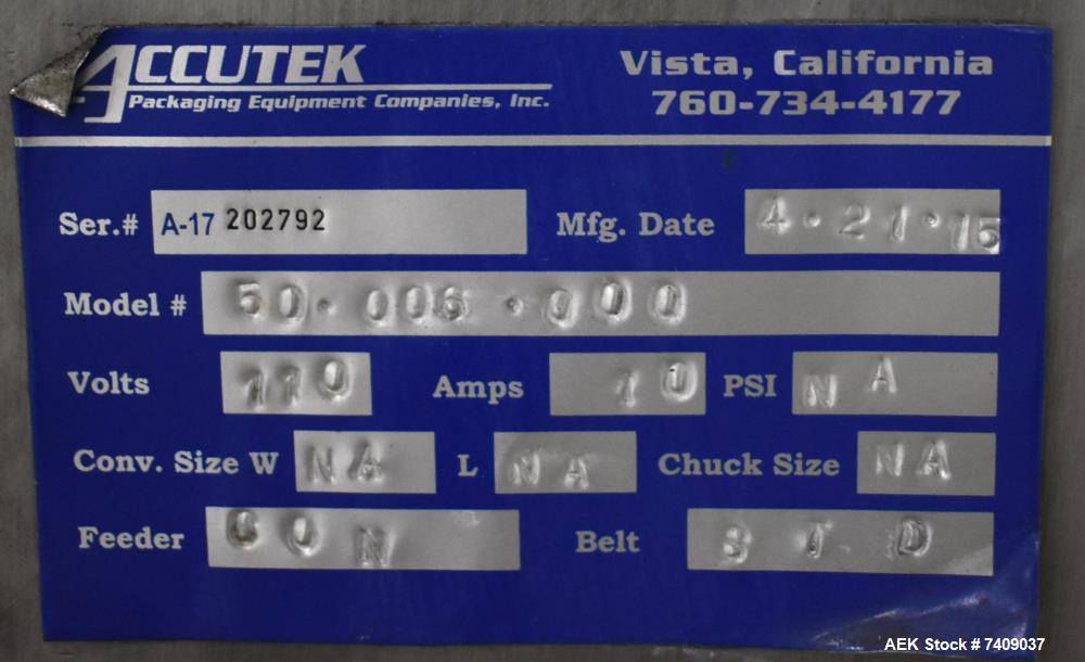 Accutek AccuSnap Plunger Capper Rated to 120 CPM