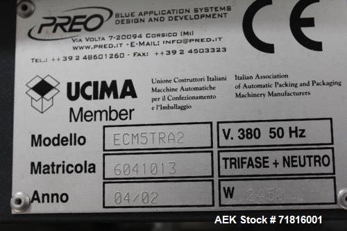 Used Wax Cap Automatic Applicator, Model Autocap 8.0.