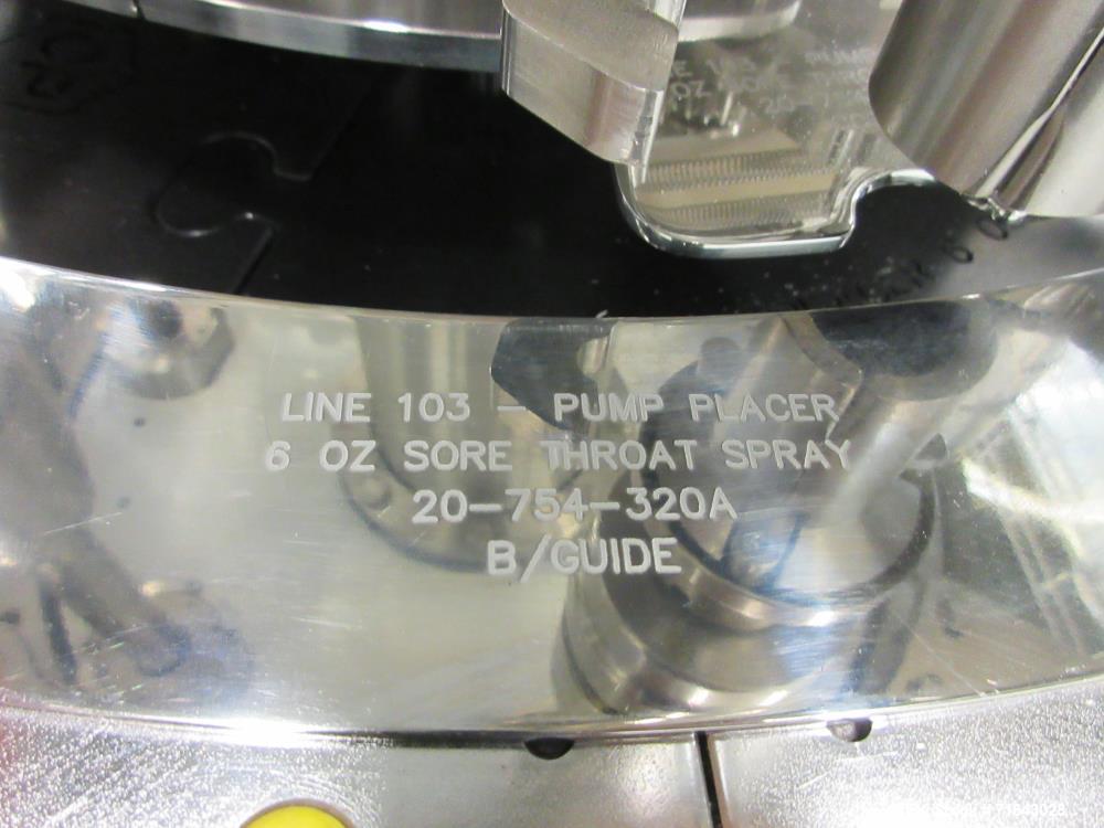 Used AROL Model EURO VP600 Finger Pump Placer