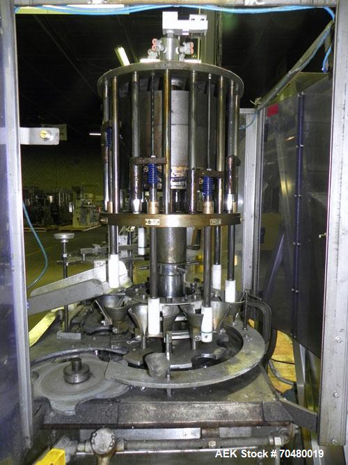Used Anderson Machine Pump Placer With Sorter and Elevator. (8) Head collet style pump placer, Funnel style Dip tube guidance system, 6’ long x 12” wide belt with 12” centers. PMC MSM36 36” centrifug...