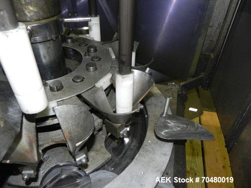 Used Anderson Machine Pump Placer With Sorter and Elevator. (8) Head collet style pump placer, Funnel style Dip tube guidance system, 6’ long x 12” wide belt with 12” centers. PMC MSM36 36” centrifug...
