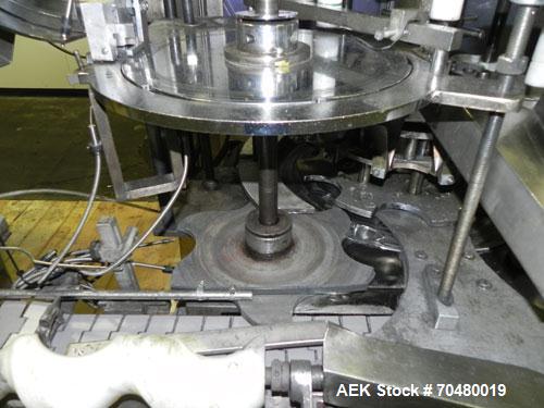 Used Anderson Machine Pump Placer With Sorter and Elevator. (8) Head collet style pump placer, Funnel style Dip tube guidance system, 6’ long x 12” wide belt with 12” centers. PMC MSM36 36” centrifug...