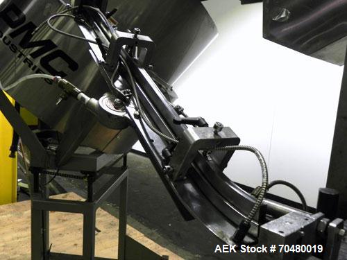 Used Anderson Machine Pump Placer With Sorter and Elevator. (8) Head collet style pump placer, Funnel style Dip tube guidance system, 6’ long x 12” wide belt with 12” centers. PMC MSM36 36” centrifug...