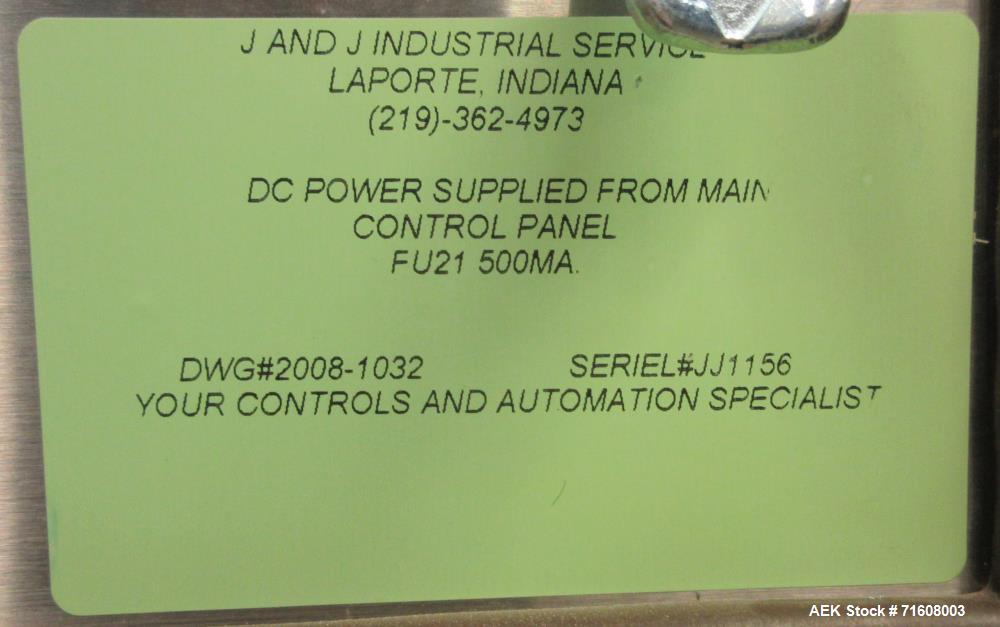 Used Anderson Machine Model WD1200 Rotary Finger Pump Inserter